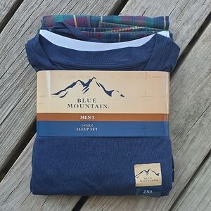 Blue Mountain Men's Navy Sleep Set